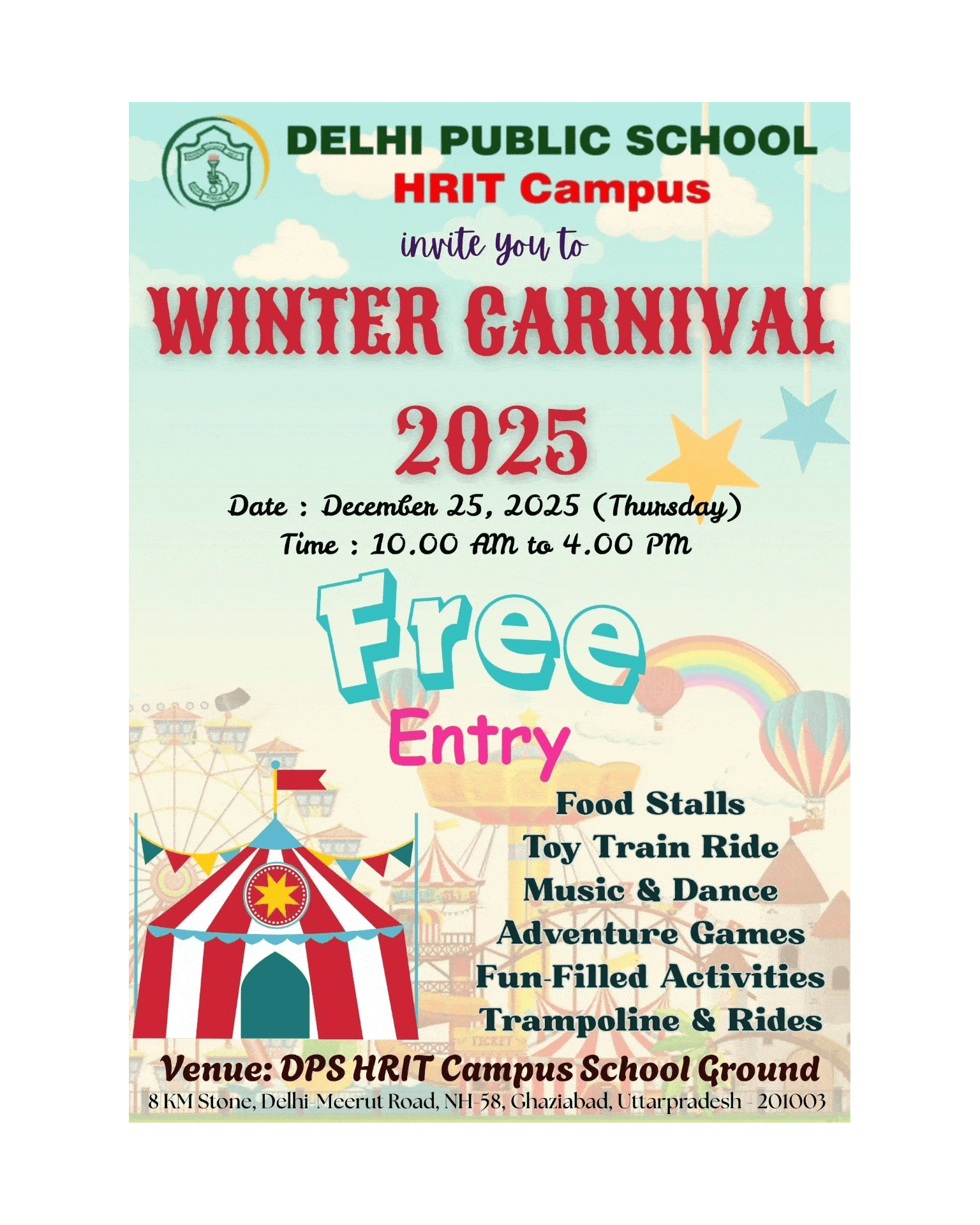 Delhi Public School HRIT - popup1014